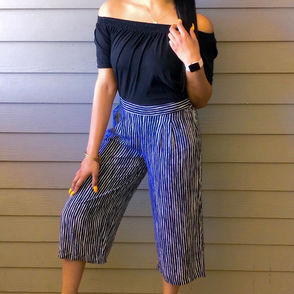 Black and white striped pants from Kohl’s